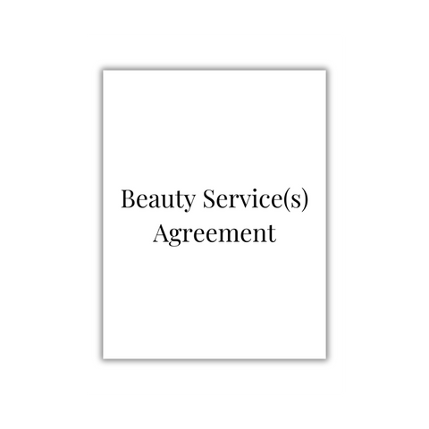 Beauty Service(s) Agreement