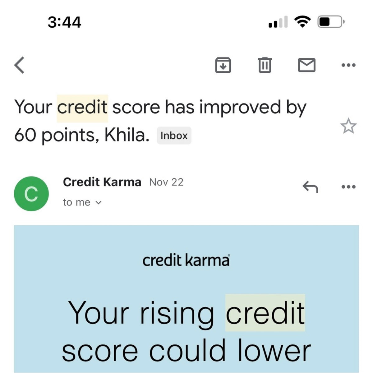 The Better Credit Bar