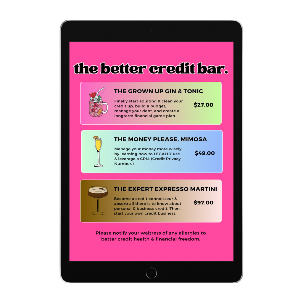 The Better Credit Bar